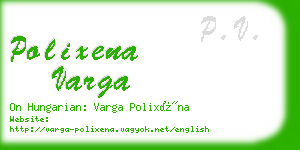 polixena varga business card